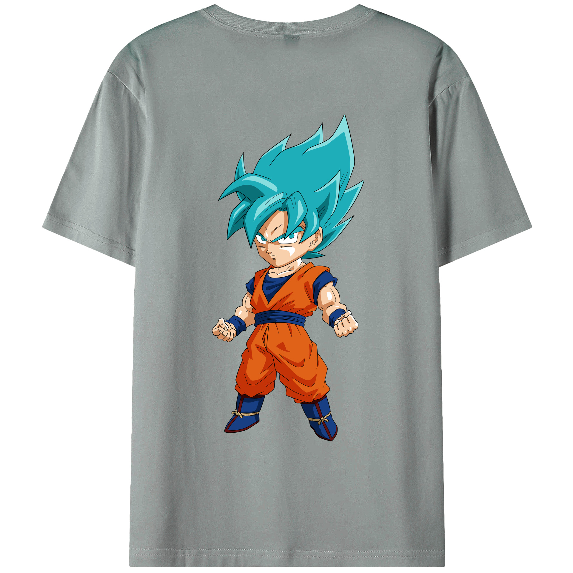 （画像用） ドラゴンボール 孫 悟飯（そんごはん）DRAGON BALL Son Gohan 綿100％ メンズ半袖Tシャツ（バックプリント） 通気性